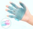 Pet Palm Brush, Hand Shampoo Grooming Glove, Brush Comb Five Finger for Combing