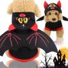 Black Bat Wing Costume Hooded Winter Warm Sweater Halloween Costume