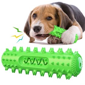 Toothbrush for Dogs, Molar Stick Chew Tooth Cleaner Brushing (Color: Green)