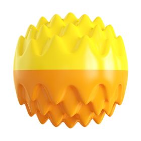 Dog Toothbrush Toys, Chew Cleaning Teeth (Color: Orange Ball)