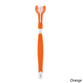 Three-Sided Pet Toothbrush, Toothbrush Cleaning Dog (Color: B02)