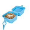 Silicone Collapsible Pet Bowl Double Portable Travel Bowl