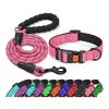 No Pull Dog Harness; Adjustable Nylon Dog Vest & Leashes