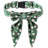 Sunflower Christmas Pet Collar, Bow Tie Collar with Adjustable Buckle