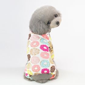 Pet Pajamas for Small & Medium Dogs (Color: Yellow duck, size: L)