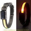 Solar And USB Rechargeable Light Up Pet Collar Waterproof LED For Night Walking