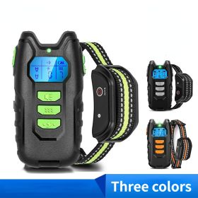 Dog Training Collar; Shock Collar with Remote; Rechargeable Dog Shock Collar (Color: D101-1 green)