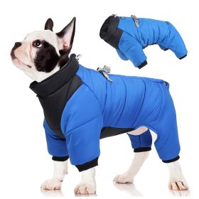 Pet Cotton Coat; Waterproof Warm Dog Jacket; Winter Dog Coat For Small Medium Large Dogs (Color: Yellow, size: XL)