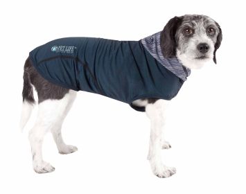 Premium 4-Way Stretch Two-Toned Sleeveless Dog T-Shirt Tank Top Hoodie (Color: Teal, size: X-Small)