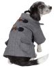 Military Static Riveted Fashion Collared Wool Pet Coat