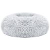 Dog Bed Soft Warm Fleece Puppy Cat Bed Dog Cozy Nest Sofa Bed Cushion L Size