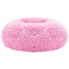 Dog Bed Soft Warm Fleece Puppy Cat Bed Dog Cozy Nest Sofa Bed Cushion L Size