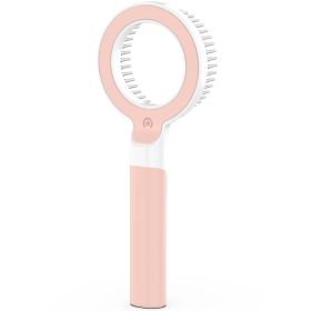 360 Degree and Multi-Directional Modern Grooming Pet Rake Comb (Color: Pink)