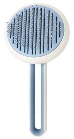 Modern Bristle Grooming Pet Deshedder Comb (Color: Blue)