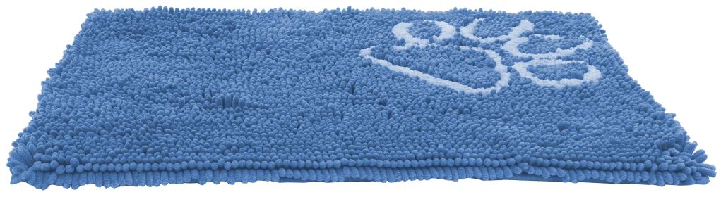 Dog Mat Fuzzy Quick Drying Machine Washable (Color: Blue)