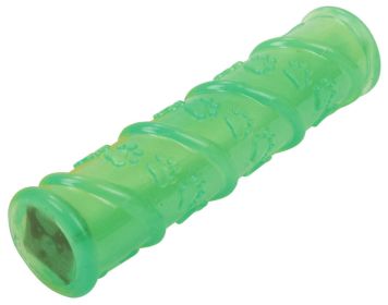 Glow-Stick, TPR and LED Lighting Squeak and Chew Dog Toy (Color: Green)