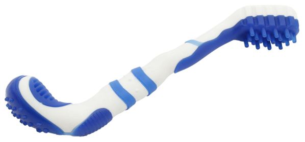 TPR Durable Toothbrush and Dog Toy (Color: Blue)