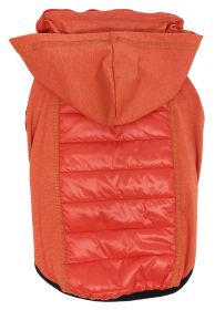 Lightweight Hybrid 4-Season Stretch and Quick-Dry Dog Coat w/ Pop out Hood (Color: Red, size: X-Small)