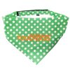 Touch dog 'Bad-to-the-Bone' Polka Patterned Fashionable Velcro Bandana