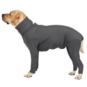 Home Wear Pajamas Dog Jumpsuit Operative Protection Long Sleeves Bodysuit (Color: H, size: XXXL)