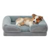 Plush Dog Bed with Removable Washable Cover