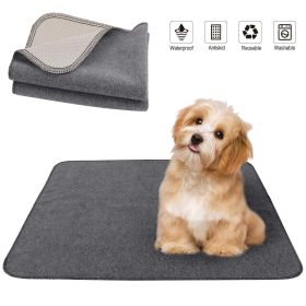 Reusable Pee Pads for Dogs Fast Absorbent Non-Slip Dog Whelping Mat (size: 19.7"x 27.6"(S))