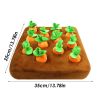 12 Plush Carrot Farm Hide and Seek Dog Toys