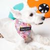 Touch dog 'Bad-to-the-Bone' Polka Patterned Fashionable Velcro Bandana