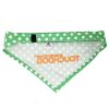 Touch dog 'Bad-to-the-Bone' Polka Patterned Fashionable Velcro Bandana