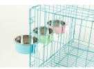 Removable Hanging Food Stainless Steel Water Bowl Cage Bowl