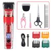 Dog Hair Clippers Set Low Noise Rechargeable Cordless Dog Grooming Clippers