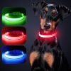 Solar And USB Rechargeable Light Up Pet Collar Waterproof LED For Night Walking