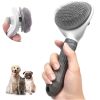 Pet Comb Stainless Dog and Cat Hair Removal Brush