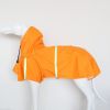 dog raincoat cloak type reflective strip, windproof dog hooded raincoat