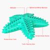 Sea Star Shaped Dog Toothbrush with Sound, Pet Teeth Grinding Toy Dog