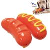 Sausage Dog Chew Toys, Toothbrush, Squeaky Fun for Small- Medium-Large Dogs