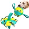 Dog Soccer Ball, Foldable Ball Molar Toy Outdoor Training