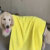 New coral velvet speed pet dry towel dog soft absorbent pet bath towel