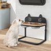 Raised Dog Feeding Station Elevated Pet Feeder