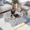 Plush Calming Dog Couch Bed