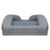 Plush Dog Bed with Removable Washable Cover