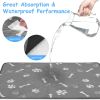 2Pcs Washable Pet Pee Pads Reusable Potty Mats Machine Washable