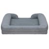 Plush Dog Bed with Removable Washable Cover