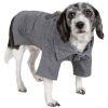 Military Static Riveted Fashion Collared Wool Pet Coat