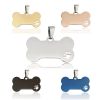 Stainless Steel Bone Shaped Pendant Collars, Metal Pendant for Pet Necklace