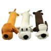 Pet dog gnaws and makes sounds toy dog plush toy; clean teeth toy