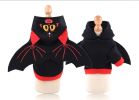 Black Bat Wing Costume Hooded Winter Warm Sweater Halloween Costume