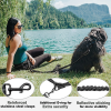 Hands Free Dog Leash Durable Dual Handle Waist Leash with Reflective Bungee