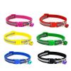 Pet Color Buckle Reflective Collars, Safety Adjustable for Puppy Night Outdoor