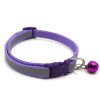 Pet Color Buckle Reflective Collars, Safety Adjustable for Puppy Night Outdoor